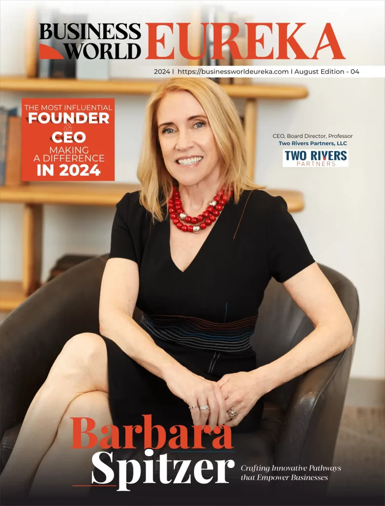Barbara Spitzer on the Cover page of business world eureka magazine