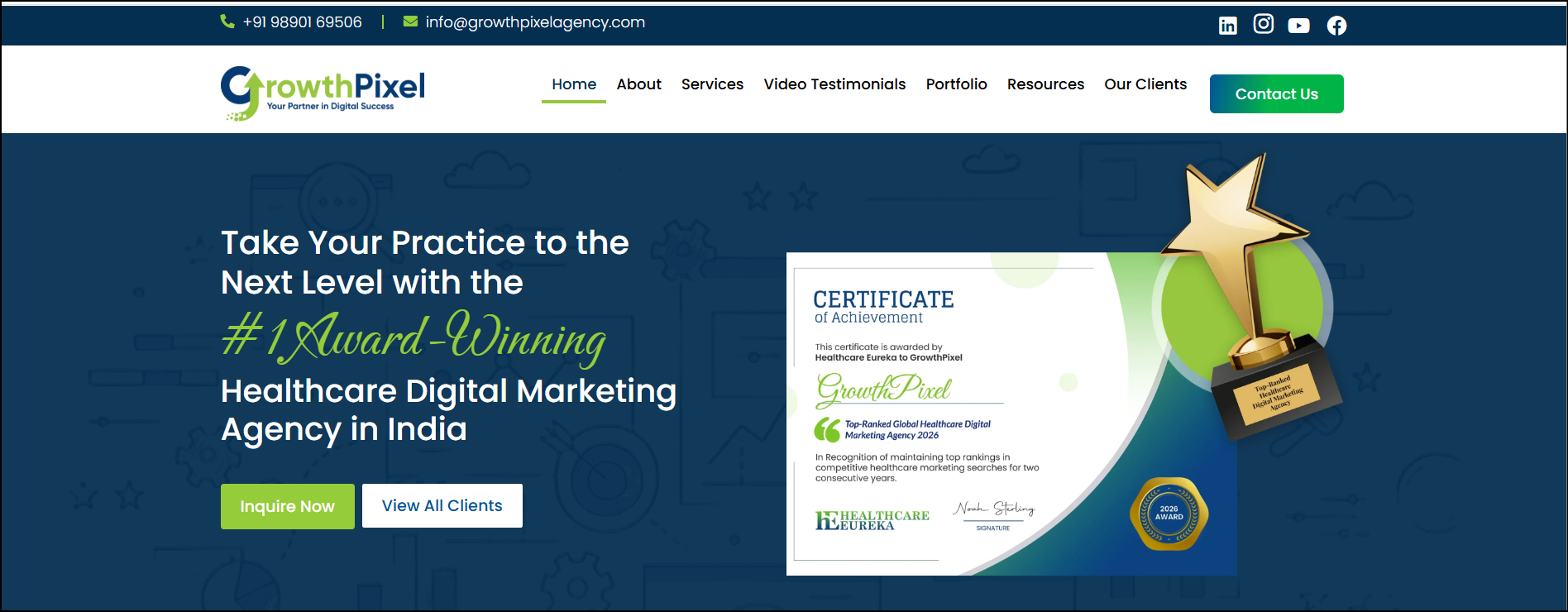 GrowthPixel- best healthcare marketing agency in Pune- banner image